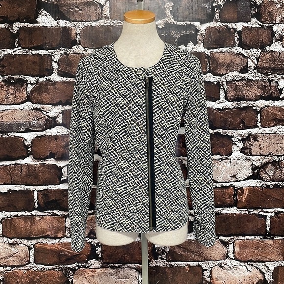 CAbi Jacket Blazer Cliffside Moto Zipper Size Medium - Picture 3 of 14